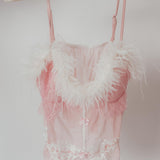 Princess Pink Pajama brace details