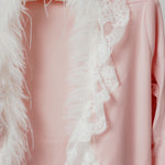 Princess Pink Pajama close up with jacket