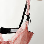 Pink Sheer Lace Lingerie Set image 3