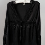 3-Piece Black Lace Pajama Set image 4