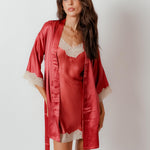 Rare Rose Pure Silk Nightdress & Robe Set image 3